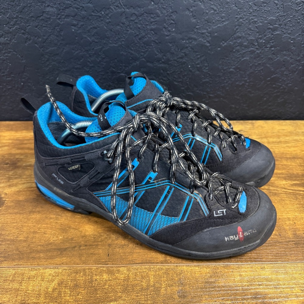 Kayland Track GTX KAP006M02 Black Blue Fabric Hiking Shoes Mens 11 EU 44